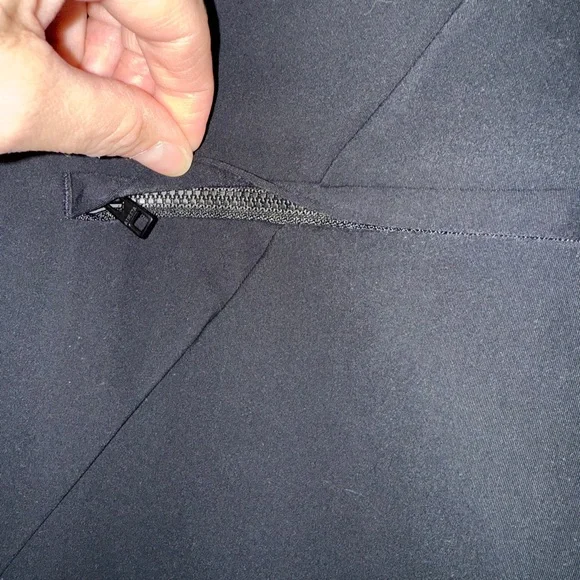 NWT Athleta Stellar Flare Trouser womens 14 petite black athleasure travel work - Picture 8 of 11